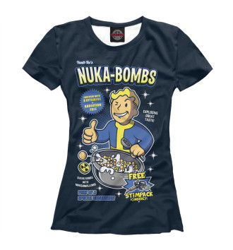 Футболка для девочек Nuka Bombs