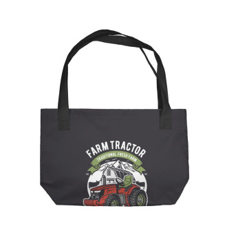 Пляжная сумка Трактор