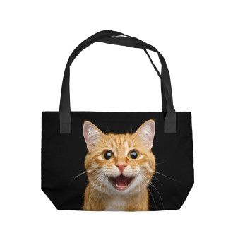Пляжная сумка Рыжий кот