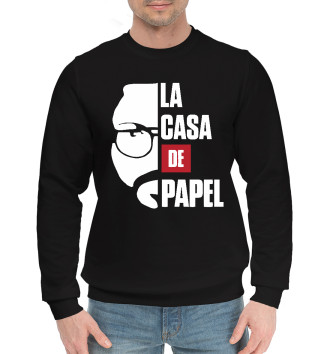 Мужской Хлопковый свитшот La Casa De Papel