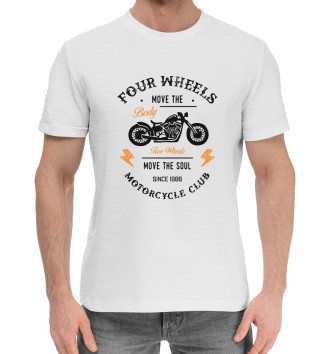 Мужская Хлопковая футболка Motorcycle Club