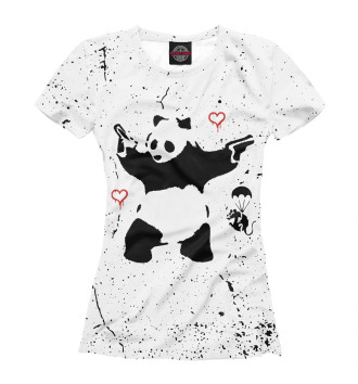 Футболка для девочек Banksy Бэнкси панда