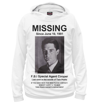 Женское Худи Agent Cooper Missing