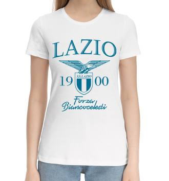 Женская Хлопковая футболка Лацио