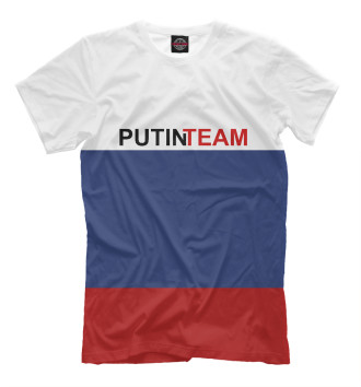 Мужская Футболка Putin Team