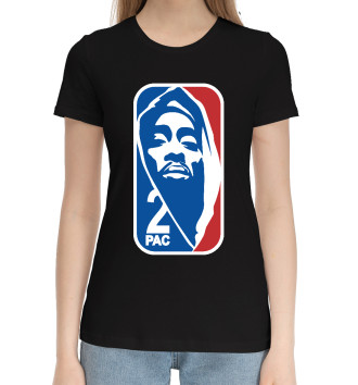 Женская Хлопковая футболка 2PAC