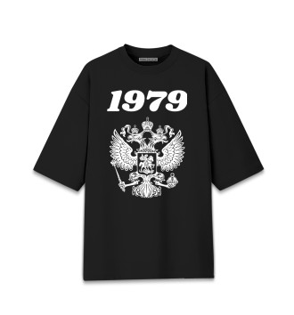 Женская Хлопковая футболка оверсайз 1979 - Герб РФ