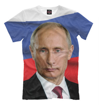 Женская футболка Путин Владимир