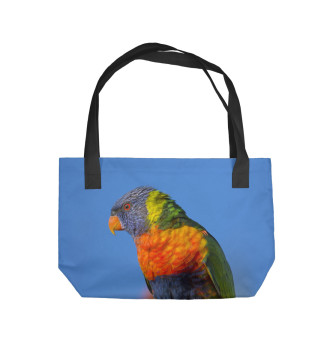 Пляжная сумка Попугай