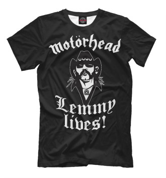 Мужская Футболка Motorhead. Lemmy Lives.