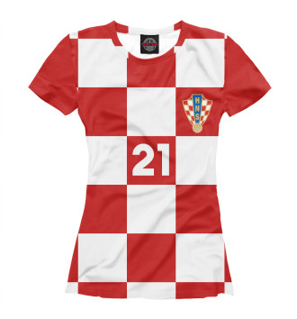 Женская Футболка Вида Хорватия 21