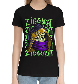 Женская Хлопковая футболка Зиккурат