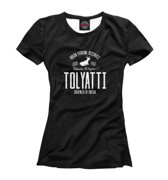 Женская Футболка Тольятти Iron