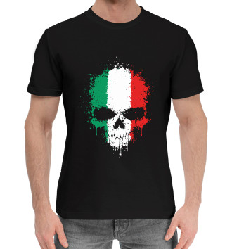 Мужская Хлопковая футболка Италия - Череп