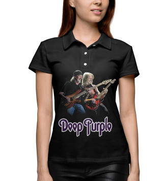 Женское Поло Deep Purple