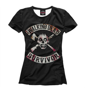 Женская Футболка The Walking Dead - Survivor