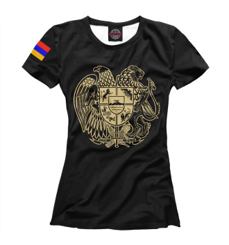 Футболка для девочек Герб Армении