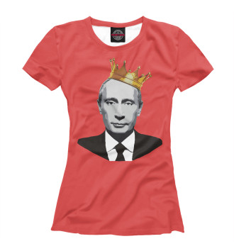 Женская Футболка Putin King