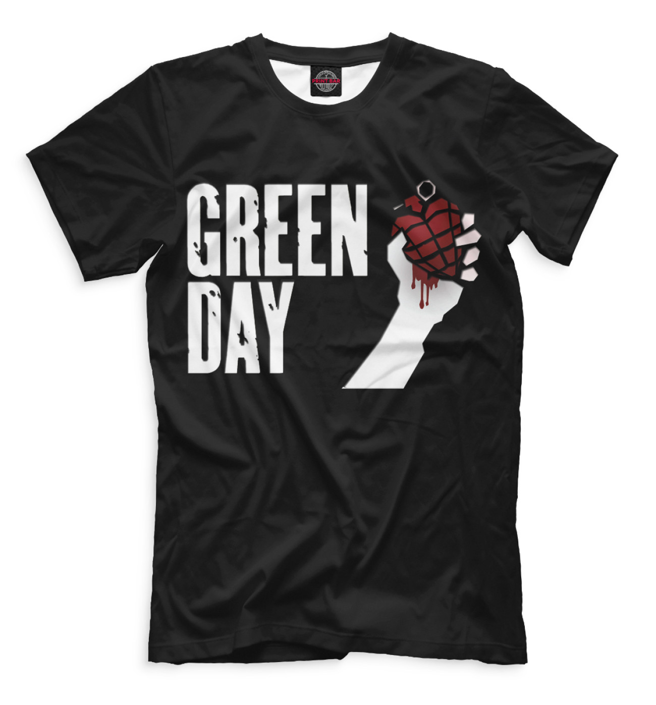 Мужская Футболка Green Day, артикул: GRE-315032-fut-2