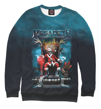 Мужской Свитшот Megadeth Санта