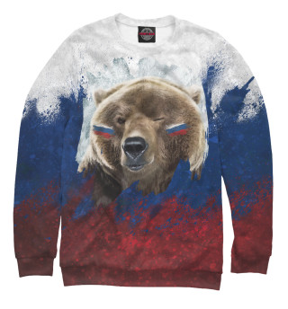 Женский свитшот Русский Медведь