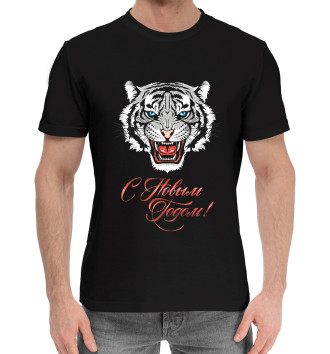 Мужская Хлопковая футболка Год Тигра 2022