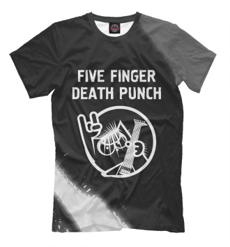 Мужская Футболка Five Finger Death Punch / Кот