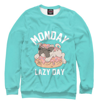 Свитшот для девочек Lazy Monday