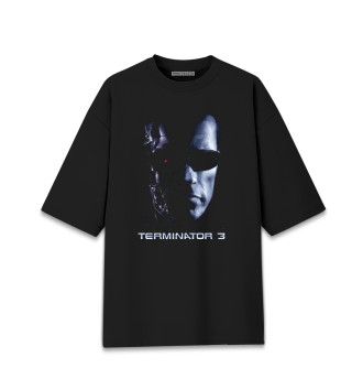 Женская Хлопковая футболка оверсайз Терминатор 3