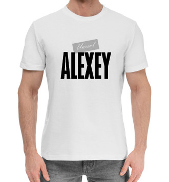 Мужская Хлопковая футболка Алексей