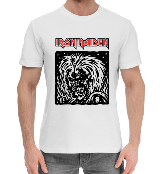 Мужская Хлопковая футболка Iron Maiden