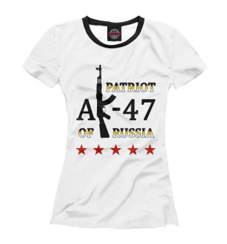 Женская Футболка АК-47
