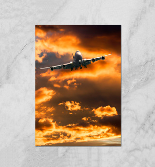 Плакат Боинг-747