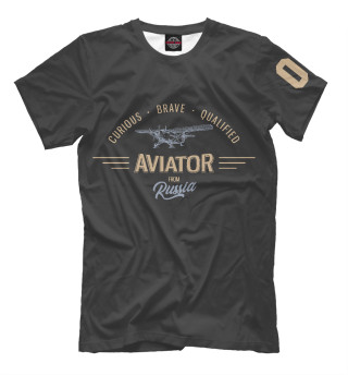 Мужская футболка Авиатор из России