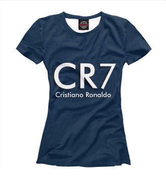 Женская Футболка Cristiano Ronaldo CR7