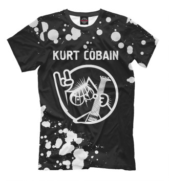 Мужская Футболка Kurt Cobain | Кот