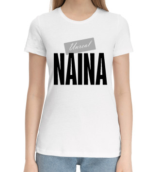 Женская Хлопковая футболка Наина