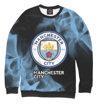 Женский Свитшот Manchester City | Огонь