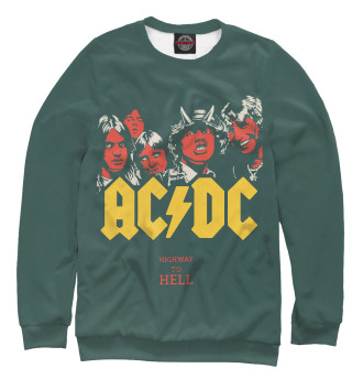 Женский Свитшот AC/DC Highway to Hell