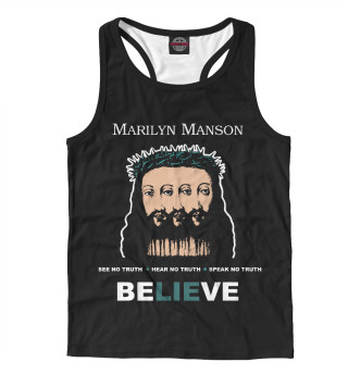Мужская майка-борцовка Marilyn Manson