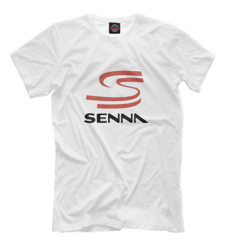 Мужская Футболка Senna Logo