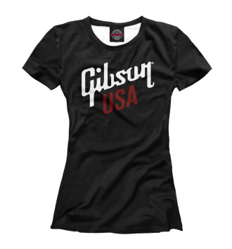 Футболка для девочек Gibson guitar USA