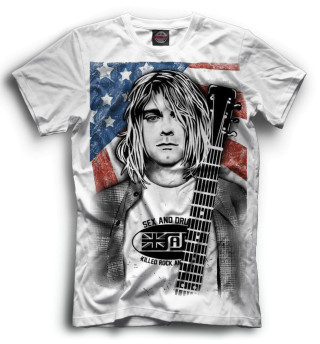 Мужская футболка Kurt Cobain