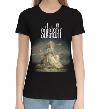 Женская Хлопковая футболка Solstafir