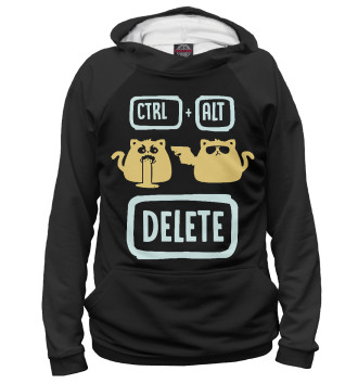 Худи для девочек (Shortcat) Ctrl+Alt+Delete