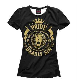 Футболка для девочек Pride is my sin