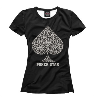 Женская Футболка Poker Star