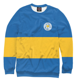 Мужской Свитшот Leicester City Blue&Yellow