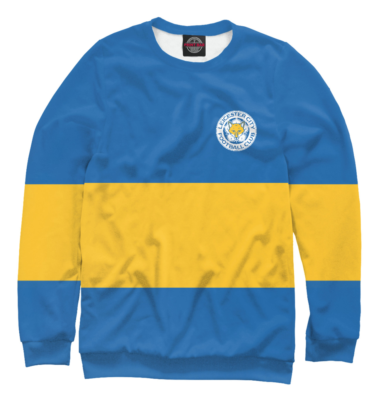 Мужской Свитшот Leicester City Blue&Yellow, артикул: FTO-730483-swi-2