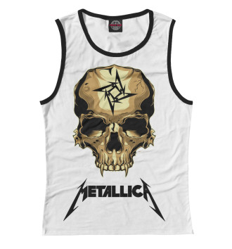 Женская Майка Metallica Skull